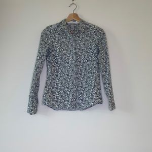 H&M floral button down. Size 4. Great condition